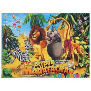 Игра средняя настольная Danko Toys Остров Мадагаскар DT G31